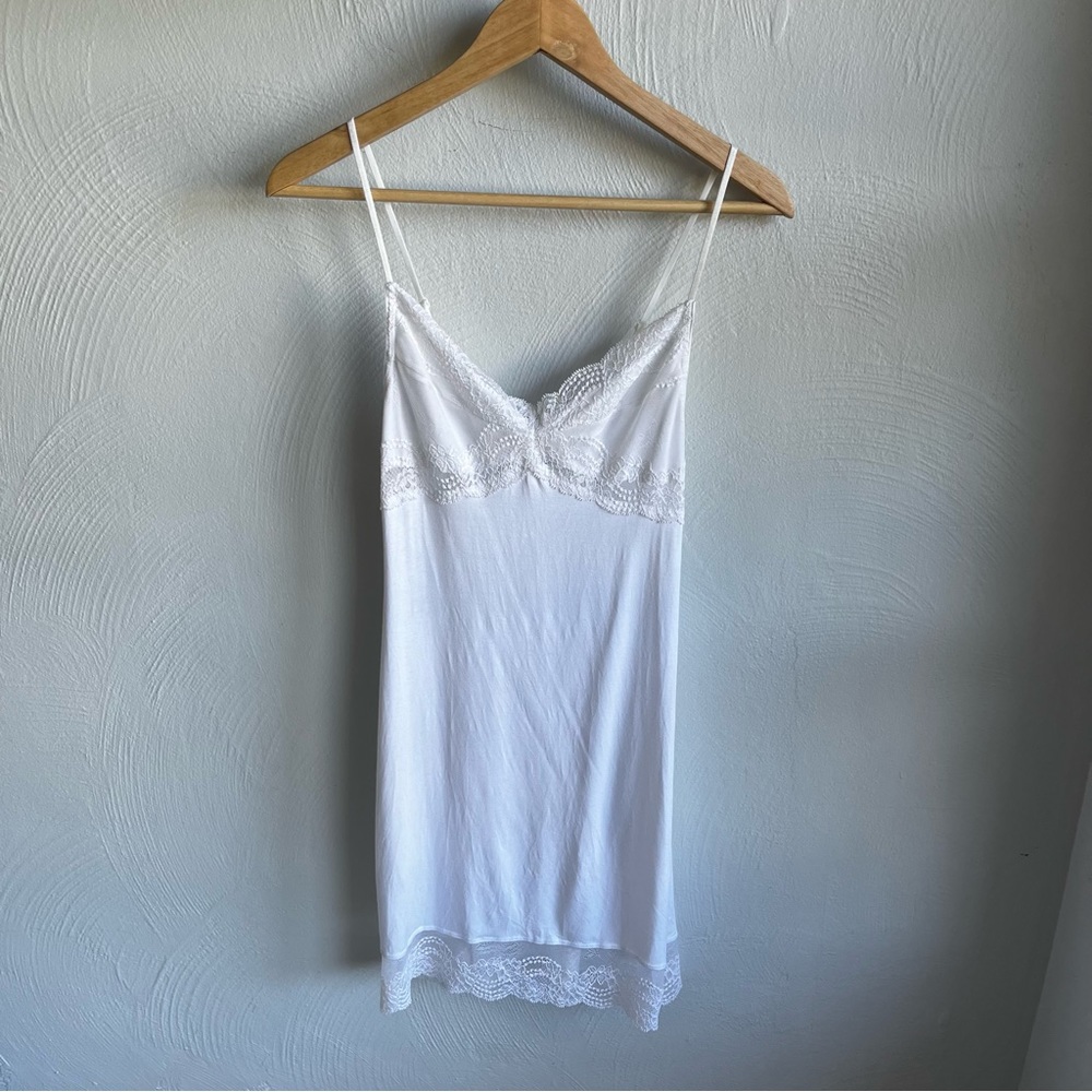 Fleur’t white lace cami nightgown S/M